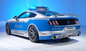 Polizeifahrzeug, Ford Mustang. © TUNE IT! SAFE!