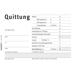 Quittungsblock-0