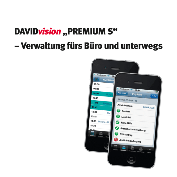 Fahrschulverwaltung DAVIDvision "PREMIUM S"-0