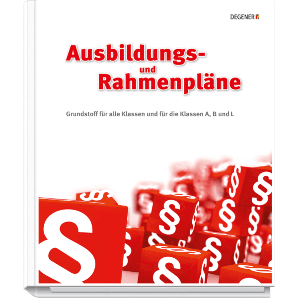 Set Ausbildungs-/Rahmenpläne Grundstoff und Klassen A/B/L-0