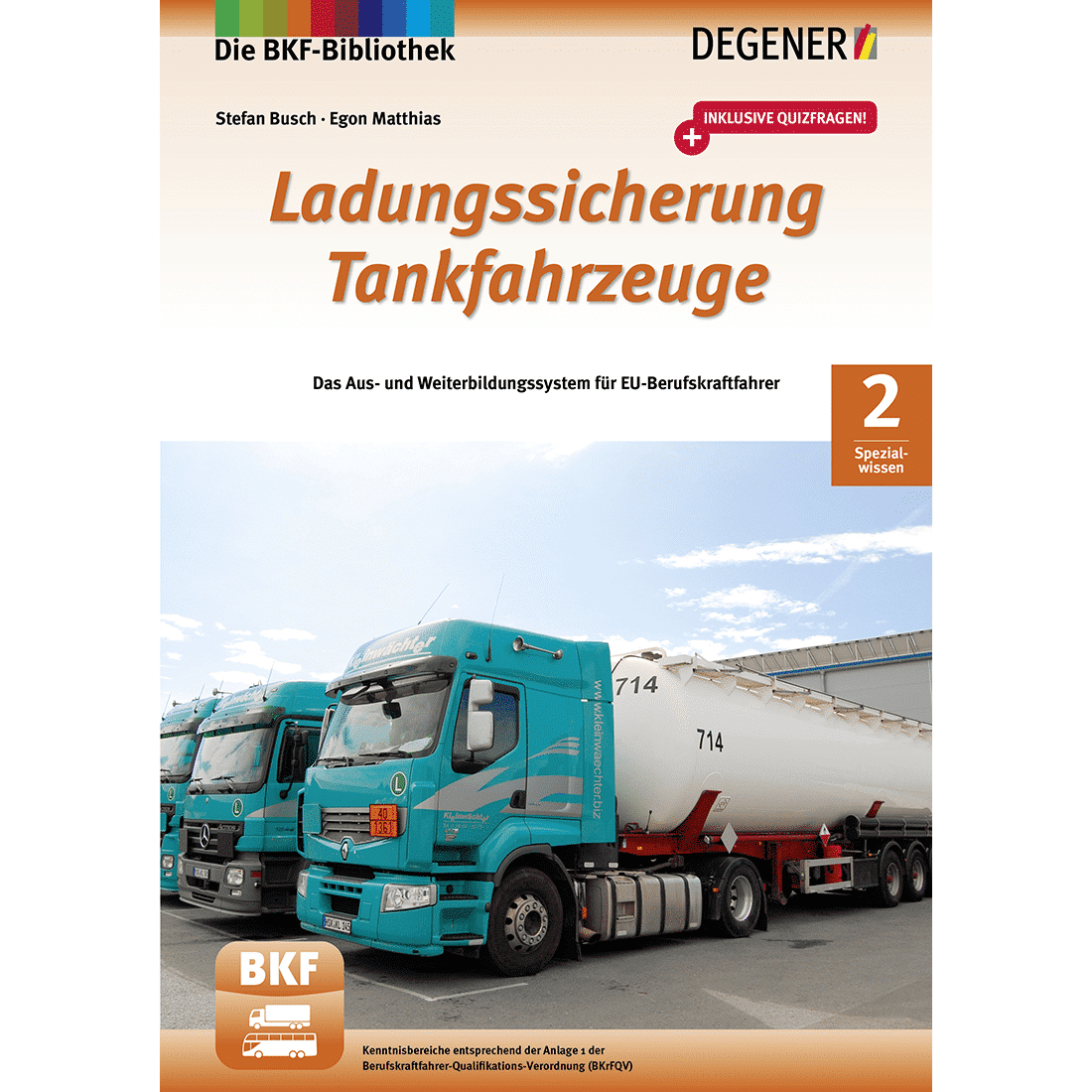 Ladungssicherung Tankfahrzeuge » DEGENER Verlag Onlineshop