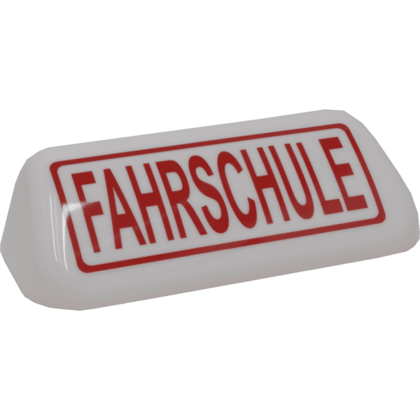 Dachschild "Fahrschule" (Haube)-0