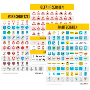 Poster-Set "Verkehrszeichenübersicht"