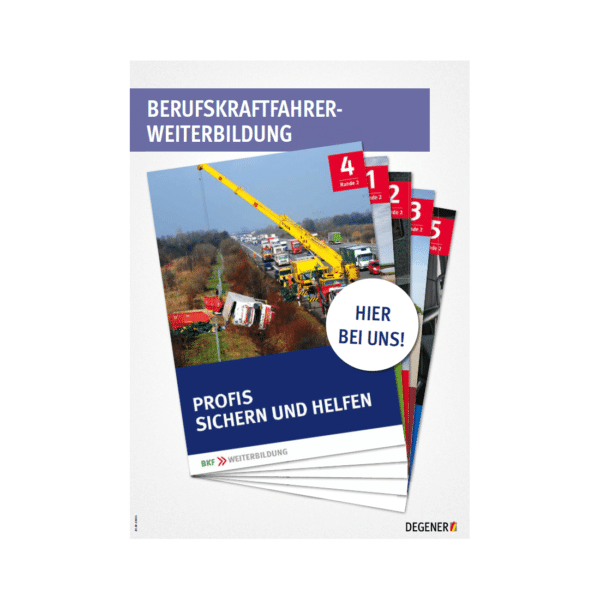 Poster BKF-Weiterbildung - Profis sichern und helfen-0