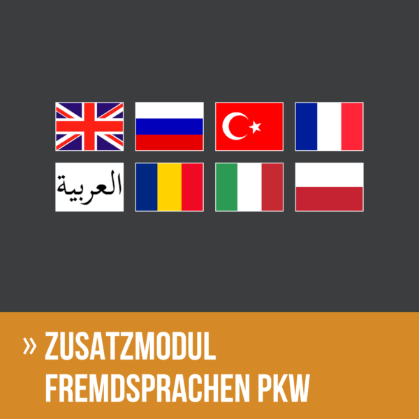 360° simdrive - <br>Zusatzmodule "Fremdsprachen"