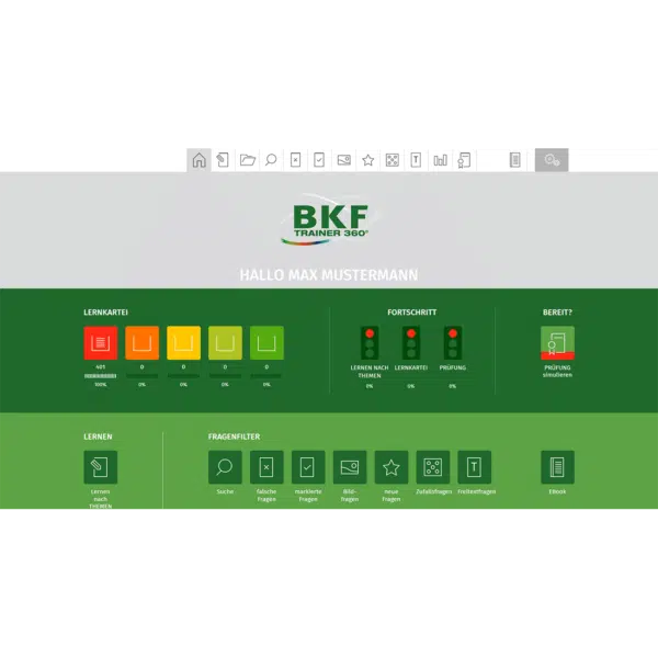 Artikel-Nr. 41575 und 41576: BKF-Trainer 360° Lizenz Basic
