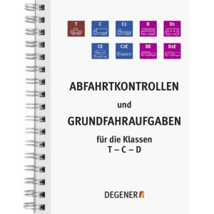 Kontrollkärtchen-Heft Klasse C, D und T im Pocket-Format