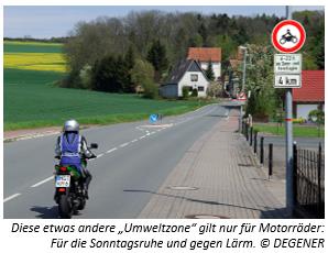 Umweltzone-Motorrad