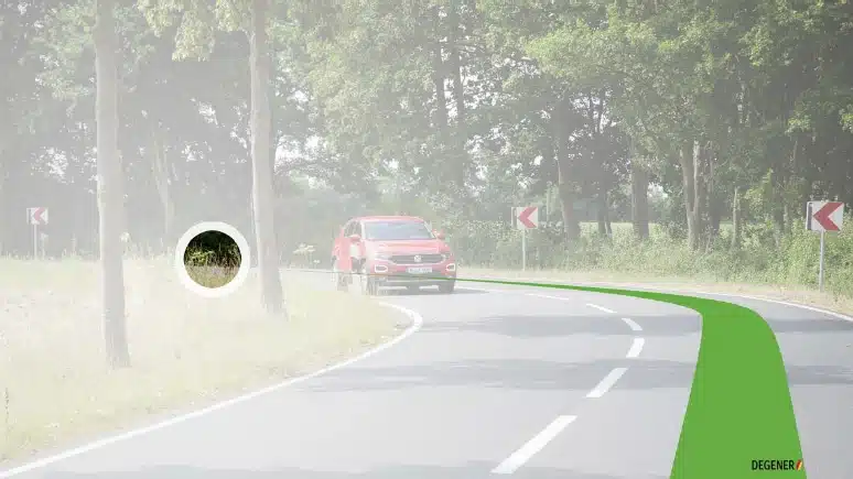 Neues zum Thema "Fahren und Blickführung in der Kurve" © DEGENER