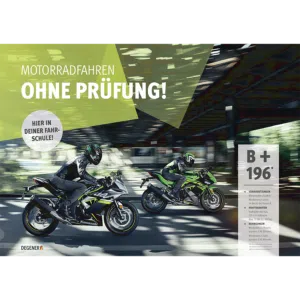B196 - Poster "Motorradfahren ohne Prüfung"