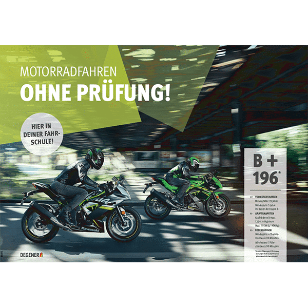 81392-B196-Poster-A1-Motorrad-fahren-ohne-Pruefung