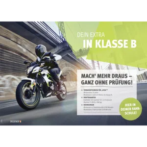 B196 - Poster "Dein Extra in Klasse B"