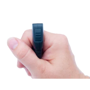 Finger PTT-Taste mit Spiralkabel und Klettband