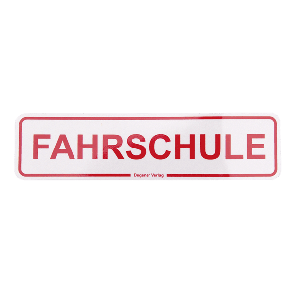 77987-Magnetschild-FAHRSCHULE