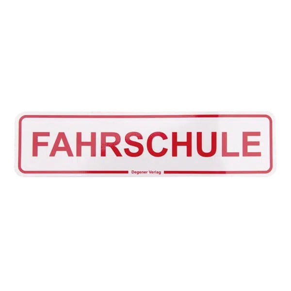 77987-Magnetschild-FAHRSCHULE