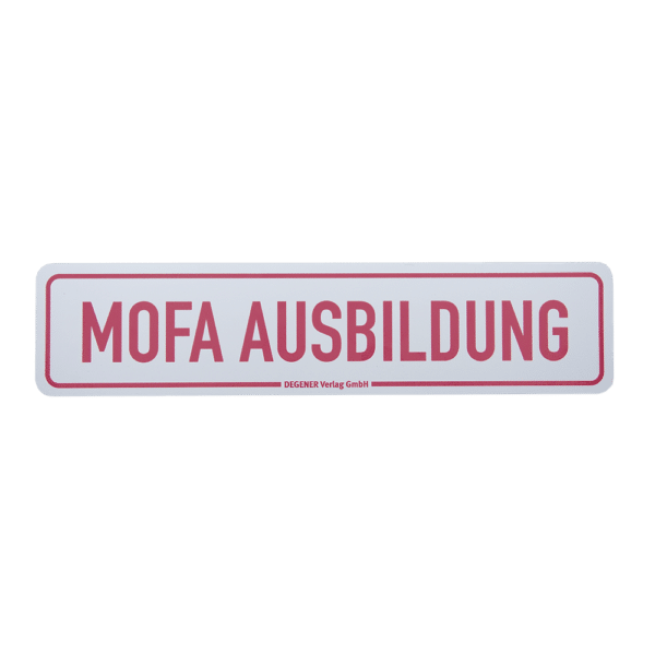 7990-Magnetschild-Mofa-Ausbildung