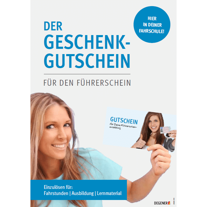 Poster Der Geschenk-Gutschein » DEGENER Verlag Onlineshop