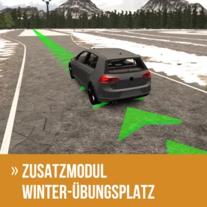 360° simdrive - Zusatzmodul "Winter-Übungsplatz"