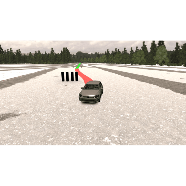 DEGENER Fahrsimulator Winter-Übungsplatz