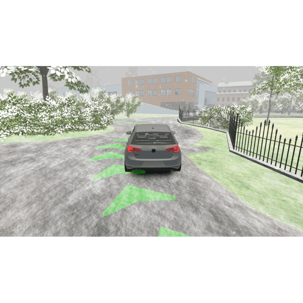 DEGENER Fahrsimulator Winter-Übungsplatz