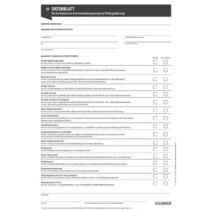 Datenblatt Fahrerassistenzsysteme - PDF-Download