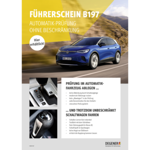 Poster A1 Führerschein B197