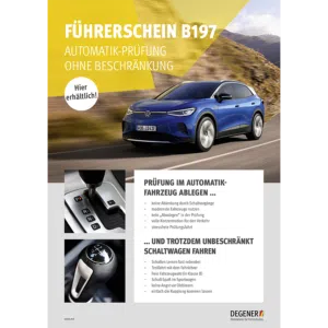 Poster A1 Führerschein B197