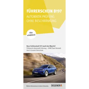 Flyer Führerschein B197 Information (50 Stück)