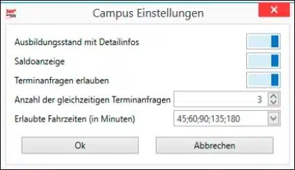 Fahrschul-Campus-Einstellungen-FSO