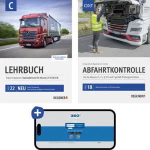 Lernmittel-Set C online + Abfahrtkontrolle