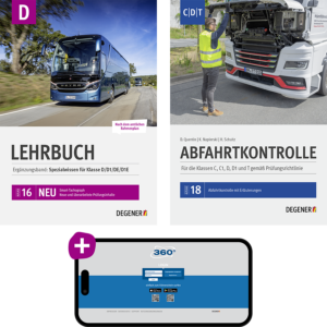 Lernmittel-Set D online + Abfahrtkontrolle