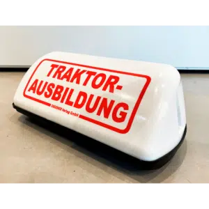Dachschild "Traktor-Ausbildung"