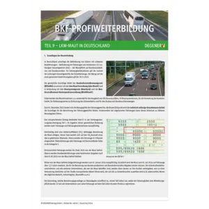 BKF-ProfiWeiterbildung Teil 9 - Lkw-Maut in Deutschland