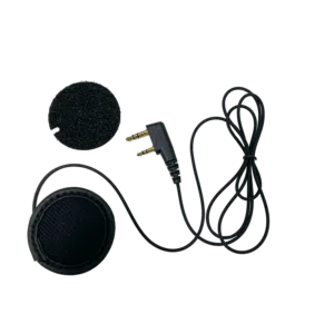 Helm einklettbarer Ohrhörer | FUNK Set | 2,5 & 3,5 Doppelklinke