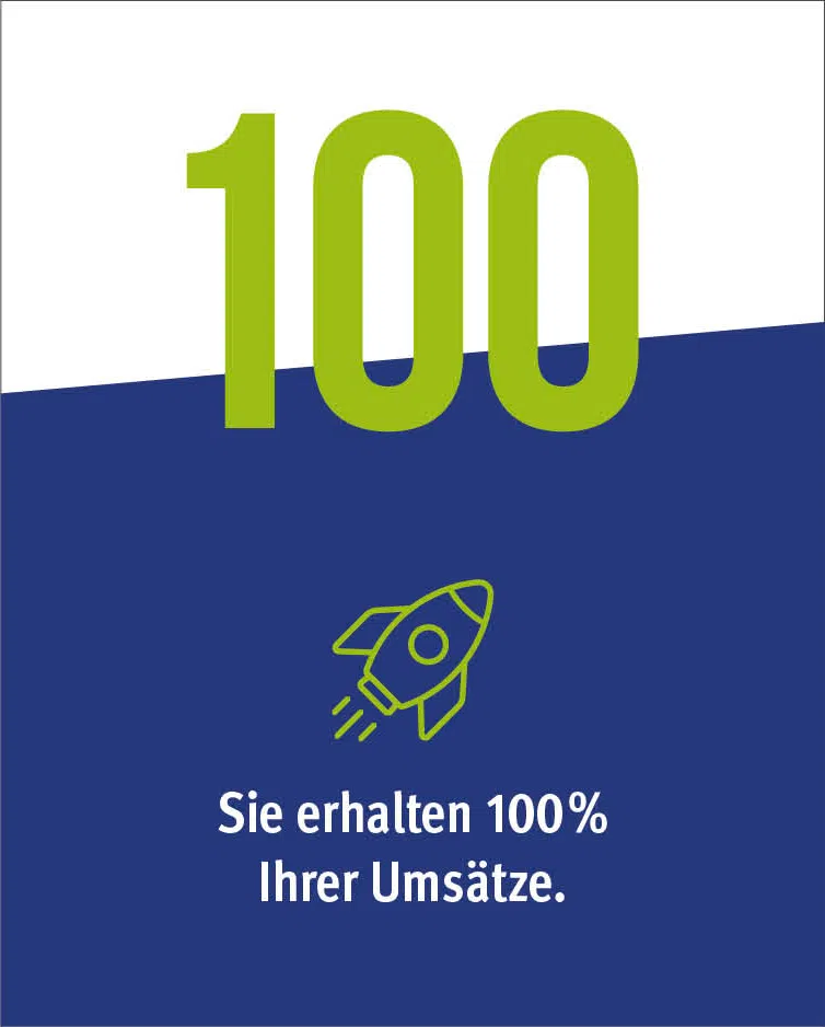 100% Umsatz