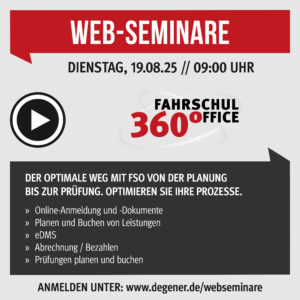 Web-Seminar "FSO 360°"<br>am 19.08.2025 um 09:00 Uhr