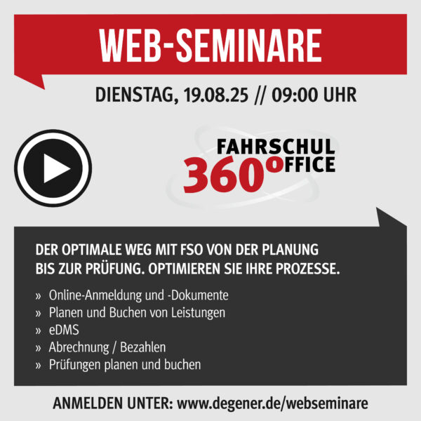 Web-Seminar "FSO 360°"<br>am 19.08.2025 um 09:00 Uhr