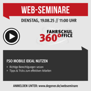 Web-Seminar "FSO Mobile"<br>am 19.08.2025 um 11:00 Uhr