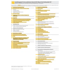 Ausbildungsplan B197