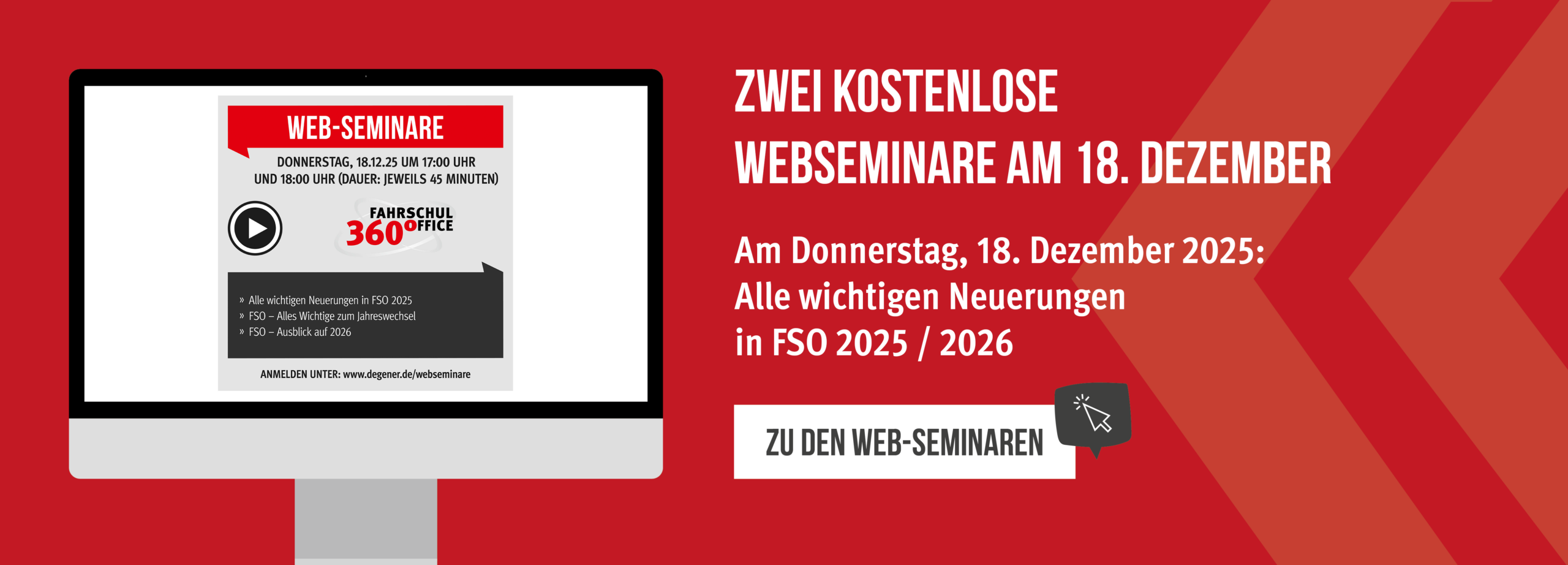 Kostenlose FSO-Webseminare am 18.12.2025