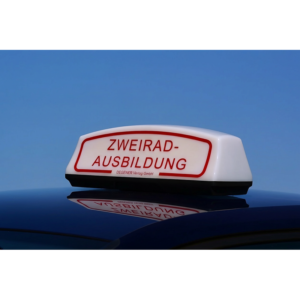 Dachschild PLUS "Zweirad-Ausbildung"