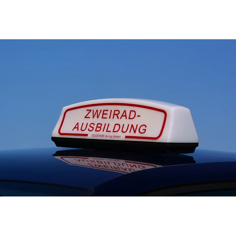 Dachschild PLUS "Zweirad-Ausbildung"